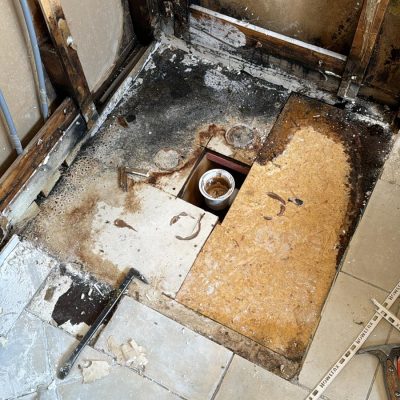 hidden shower leak